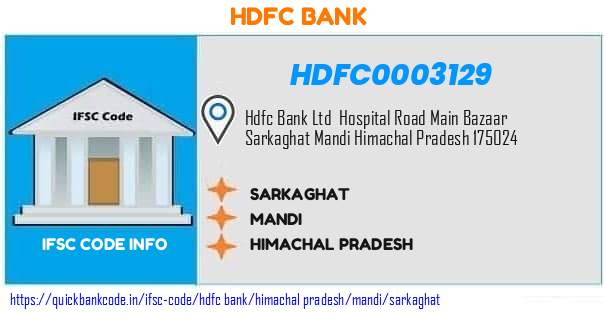 Hdfc Bank Sarkaghat HDFC0003129 IFSC Code