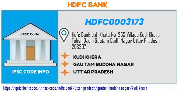 HDFC0003173 HDFC Bank. KUDI KHERA