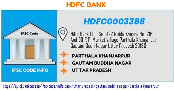 Hdfc Bank Parthala Khanjarpur HDFC0003388 IFSC Code