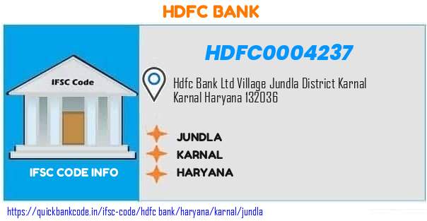 Hdfc Bank Jundla HDFC0004237 IFSC Code