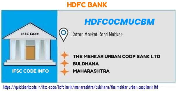 HDFC0CMUCBM HDFC Bank. THE MEHKAR URBAN COOP BANK LTD