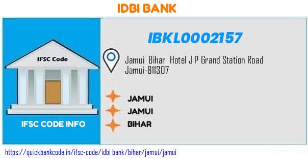 IBKL0002157 IDBI. JAMUI