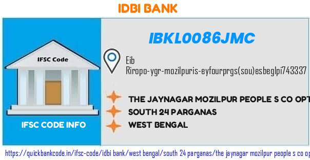 Idbi Bank The Jaynagar Mozilpur People S Co Opt Bank  IBKL0086JMC IFSC Code