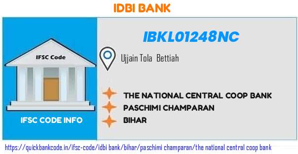 Idbi Bank The National Central Coop Bank IBKL01248NC IFSC Code