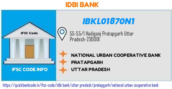 Idbi Bank National Urban Cooperative Bank IBKL01870N1 IFSC Code