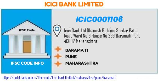 Icici Bank Baramati ICIC0001106 IFSC Code