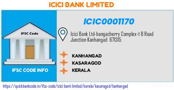 Icici Bank Kanhangad ICIC0001170 IFSC Code