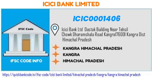 Icici Bank Kangra Himachal Pradesh ICIC0001406 IFSC Code
