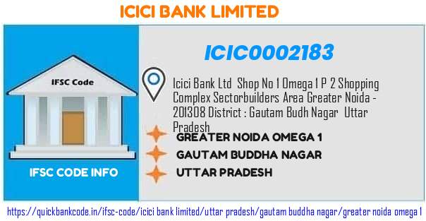 Icici Bank Greater Noida Omega 1 ICIC0002183 IFSC Code