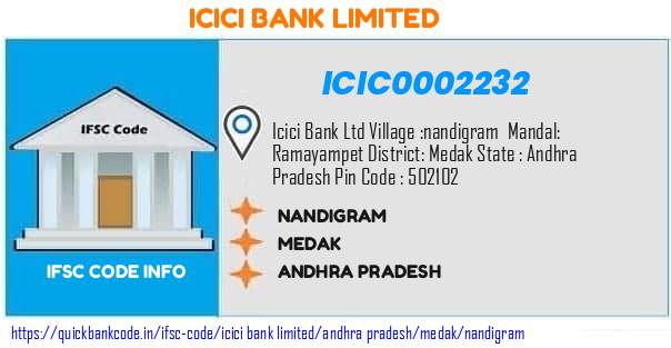 ICIC0002232 ICICI Bank. NANDIGRAM
