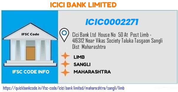 Icici Bank Limb ICIC0002271 IFSC Code