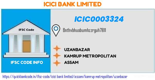 Icici Bank Uzanbazar ICIC0003324 IFSC Code