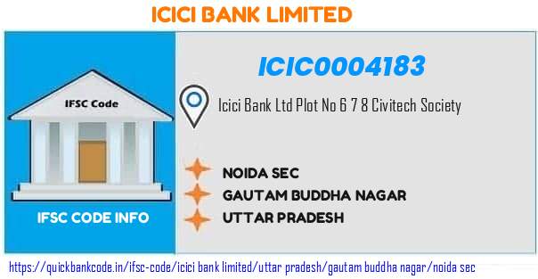 Icici Bank Noida Sec ICIC0004183 IFSC Code