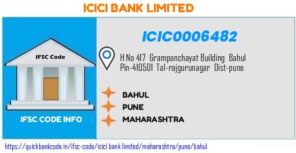 Icici Bank Bahul ICIC0006482 IFSC Code