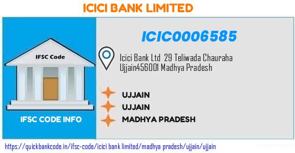 Icici Bank Ujjain ICIC0006585 IFSC Code