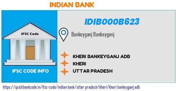 Indian Bank Kheri Bankeyganj Adb IDIB000B623 IFSC Code