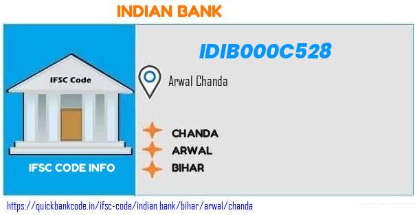 Indian Bank Chanda IDIB000C528 IFSC Code