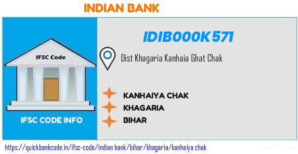 Indian Bank Kanhaiya Chak IDIB000K571 IFSC Code