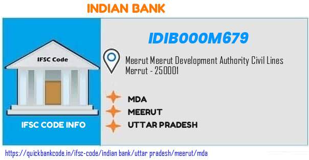 Indian Bank Mda IDIB000M679 IFSC Code