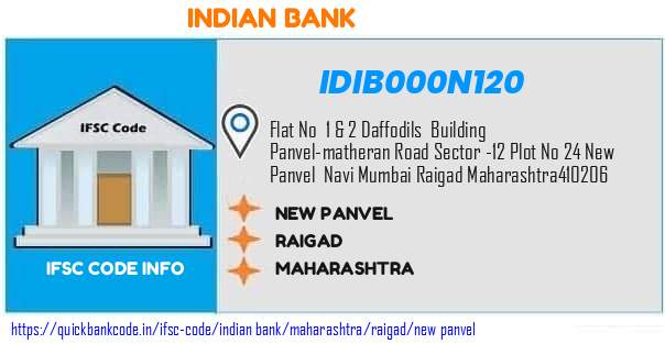 Indian Bank New Panvel IDIB000N120 IFSC Code