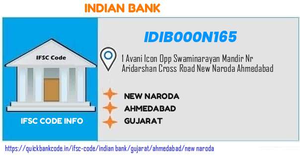 Indian Bank New Naroda IDIB000N165 IFSC Code