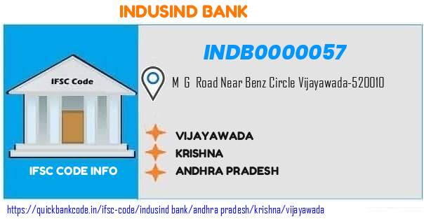 Indusind Bank Vijayawada INDB0000057 IFSC Code