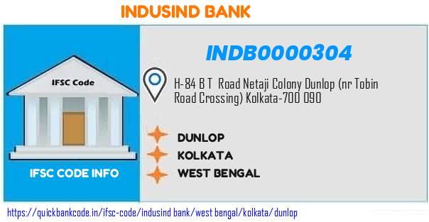 INDB0000304 Indusind Bank. DUNLOP