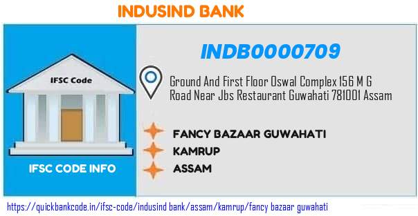 Indusind Bank Fancy Bazaar Guwahati INDB0000709 IFSC Code