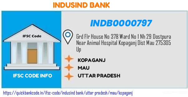 Indusind Bank Kopaganj INDB0000797 IFSC Code