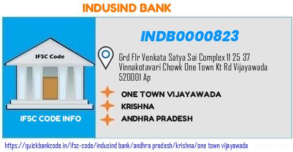 Indusind Bank One Town Vijayawada INDB0000823 IFSC Code