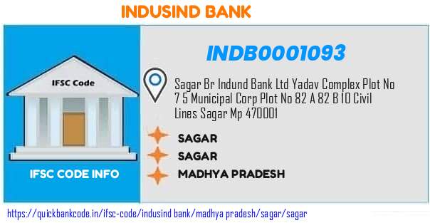 Indusind Bank Sagar INDB0001093 IFSC Code