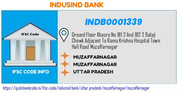 Indusind Bank Muzaffarnagar INDB0001339 IFSC Code