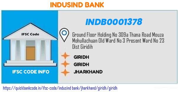 INDB0001378 Indusind Bank. GIRIDH