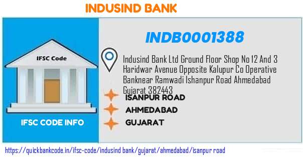 Indusind Bank Isanpur Road INDB0001388 IFSC Code