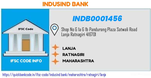 Indusind Bank Lanja INDB0001456 IFSC Code