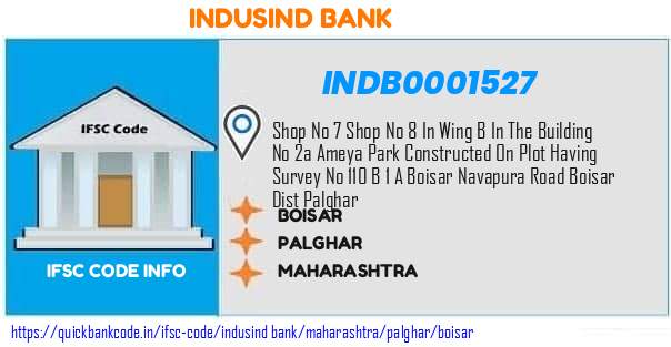 INDB0001527 Indusind Bank. BOISAR