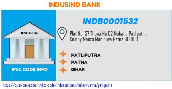 Indusind Bank Patliputra INDB0001532 IFSC Code