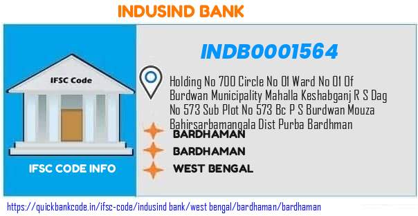 Indusind Bank Bardhaman INDB0001564 IFSC Code