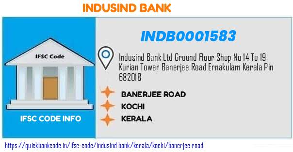Indusind Bank Banerjee Road INDB0001583 IFSC Code