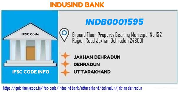 Indusind Bank Jakhan Dehradun INDB0001595 IFSC Code