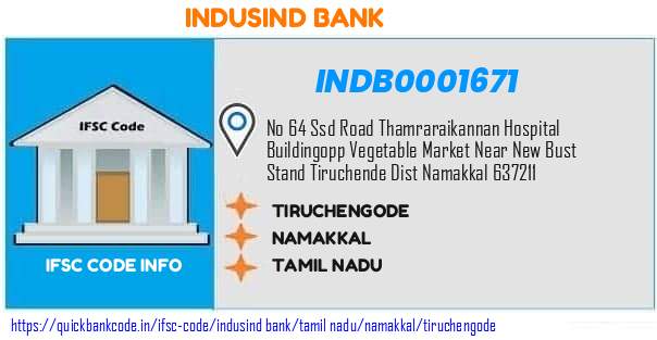 Indusind Bank Tiruchengode INDB0001671 IFSC Code