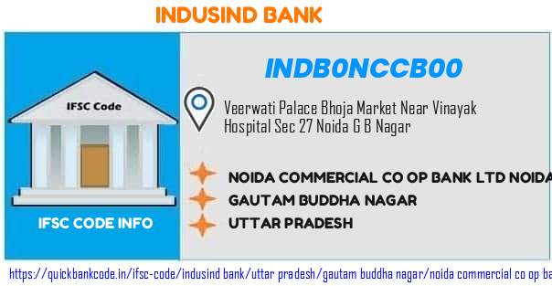 Indusind Bank Noida Commercial Co Op Bank  Noida INDB0NCCB00 IFSC Code