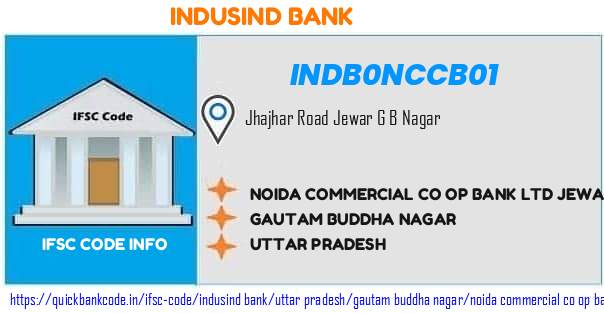 Indusind Bank Noida Commercial Co Op Bank  Jewar INDB0NCCB01 IFSC Code