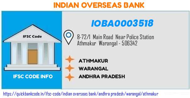 Indian Overseas Bank Athmakur IOBA0003518 IFSC Code