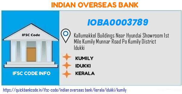 IOBA0003789 Indian Overseas Bank. KUMILY