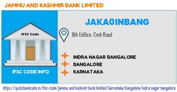 Jammu And Kashmir Bank Indra Nagar Bangalore JAKA0INBANG IFSC Code