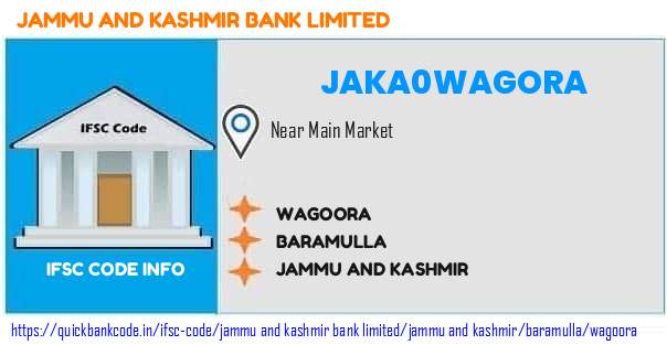 Jammu And Kashmir Bank Wagoora JAKA0WAGORA IFSC Code