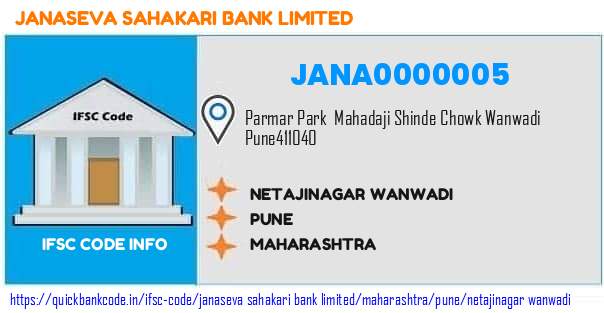 Janaseva Sahakari Bank Netajinagar Wanwadi JANA0000005 IFSC Code