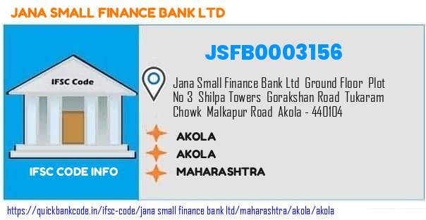 Jana Small Finance Bank Akola JSFB0003156 IFSC Code
