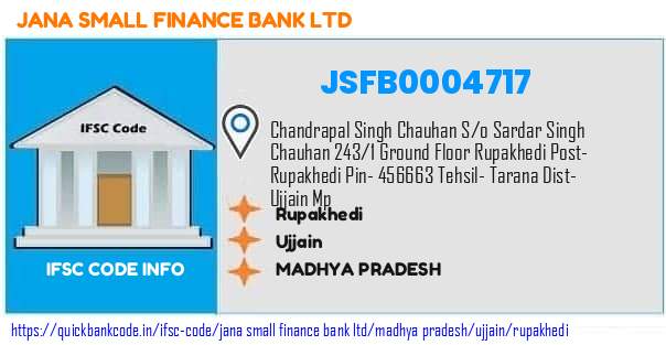 Jana Small Finance Bank Rupakhedi JSFB0004717 IFSC Code